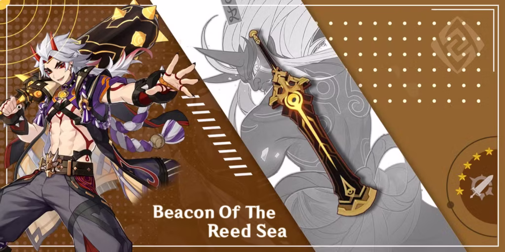 Genshin Impact: Xếp hạng vũ khí tốt nhất cho Arataki Itto (cập nhật 6-2025) 5 arataki itto using beacon of the reed sea in genshin impact gamen.pro