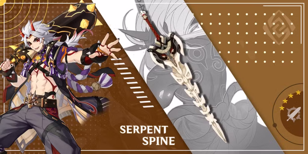 Genshin Impact: Xếp hạng vũ khí tốt nhất cho Arataki Itto (cập nhật 6-2025) 6 arataki itto using serpent spine in genshin impact gamen.pro