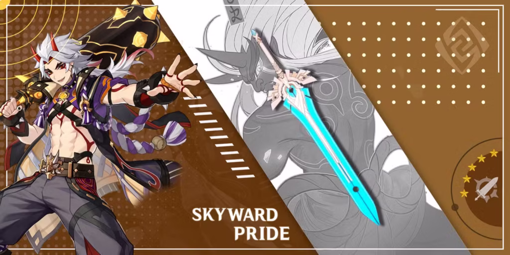 Genshin Impact: Xếp hạng vũ khí tốt nhất cho Arataki Itto (cập nhật 6-2025) 4 arataki itto using skyward pride in genshin impact gamen.pro
