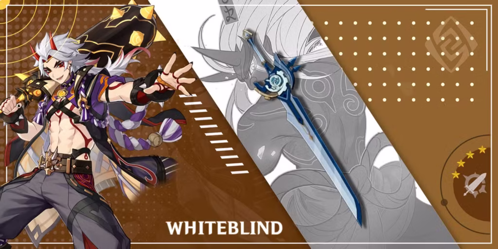 Genshin Impact: Xếp hạng vũ khí tốt nhất cho Arataki Itto (cập nhật 6-2025) 3 arataki itto using whiteblind in genshin impact gamen.pro