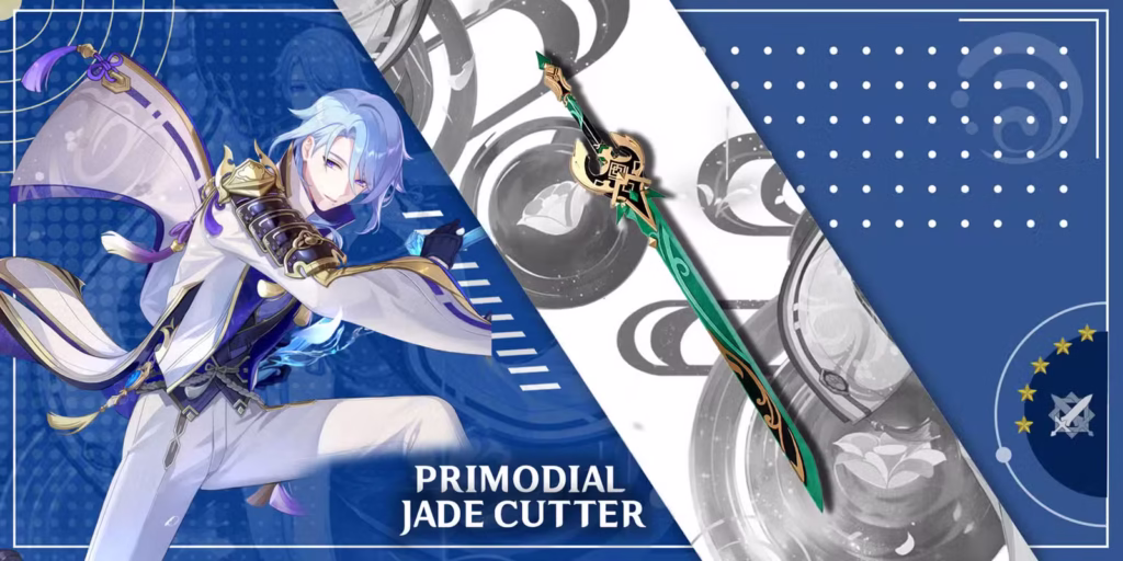 Genshin Impact: Vũ khí tốt nhất dành cho Kamisato Ayato (cập nhật 6-2025) 2 ayato using primordial jade cutter in genshin impact gamen.pro
