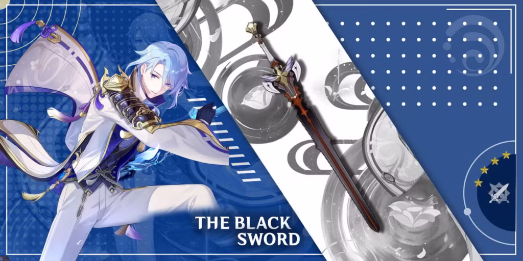Genshin Impact: Vũ khí tốt nhất dành cho Kamisato Ayato (cập nhật 6-2025) 5 ayato using the black sword in genshin impact gamen.pro