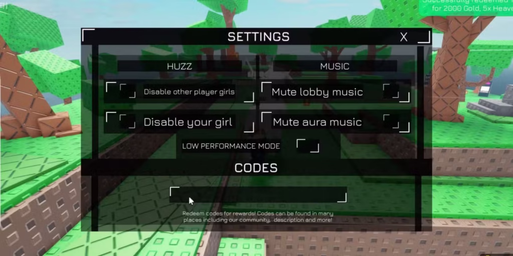 HUZZ RNG – Tổng hợp code tháng 6/2025 và cách nhập code nhận vàng, Heavens Pot 1 buzz rng codes 4 gamen.pro