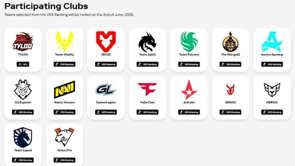 ewc 2025 cs2 participating teams gamen.pro