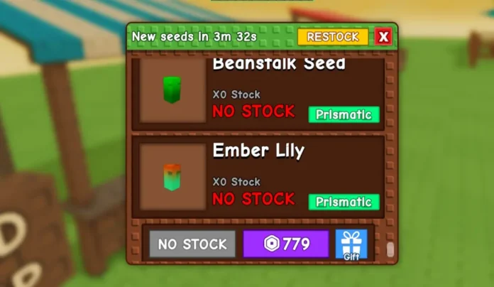 gamen.pro Ember Lily in Seed Shop in GAG