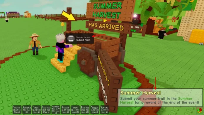 gamen.pro Summer Harvest Hub in Grow a Garden