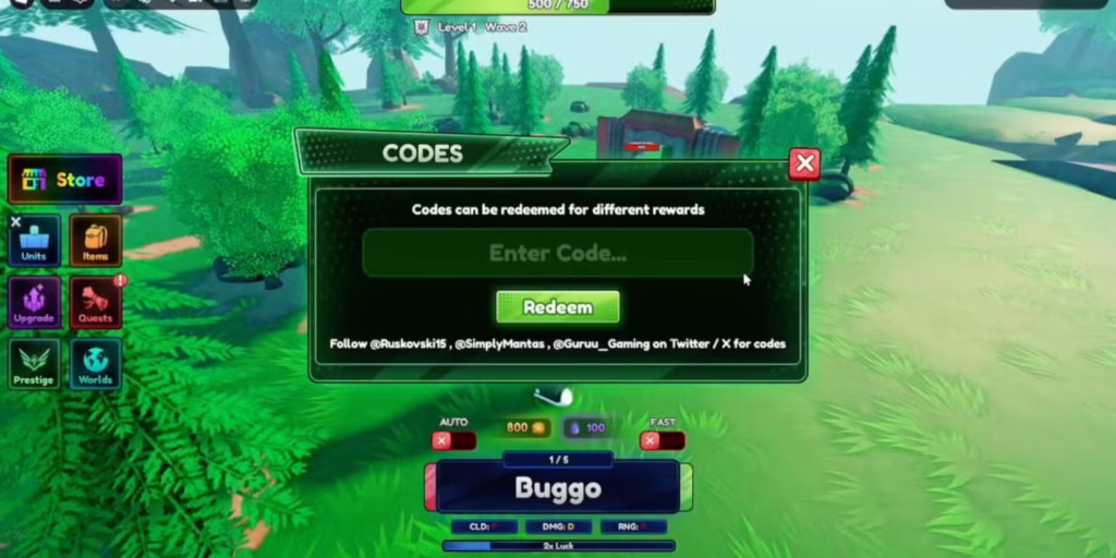gamen.pro anime defense rng codes 4