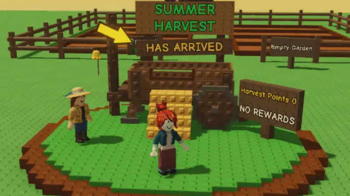 Grow a Garden: Sự kiện Summer Harvest và phần thưởng 1 gamen.pro grow a garden summer harvest event header