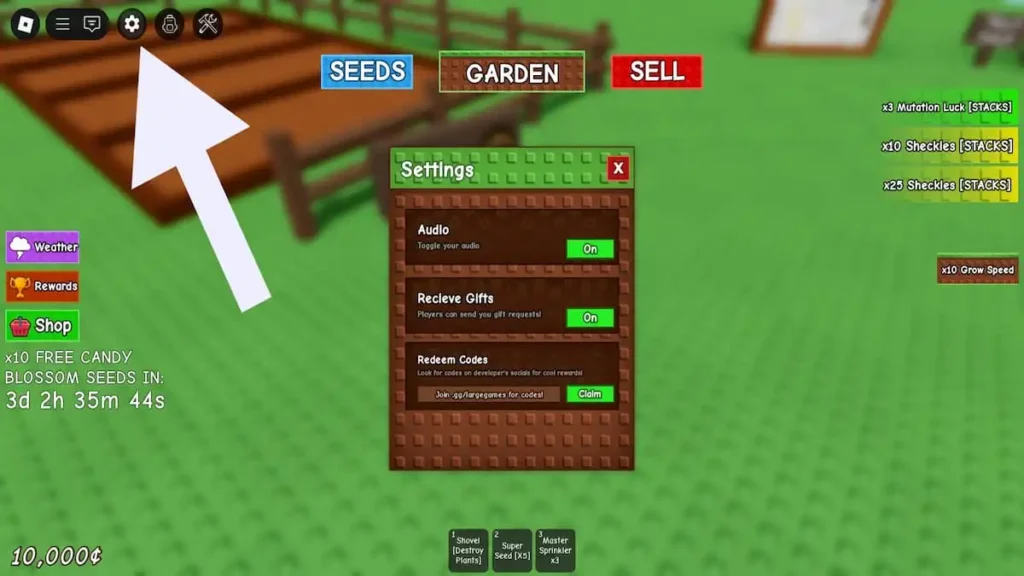 gamen.pro how to redeem grow a garden modded codes