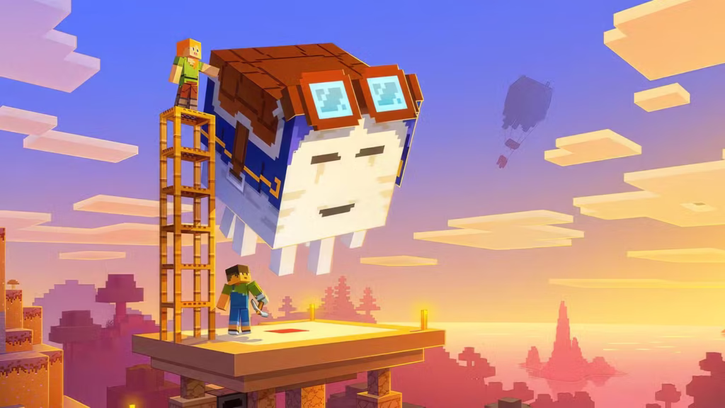Minecraft nhìn lên bầu trời có vì tinh tú mang tên Chase the Skies 1 gamen.pro new minecraft update isn t a hit with all players game rant