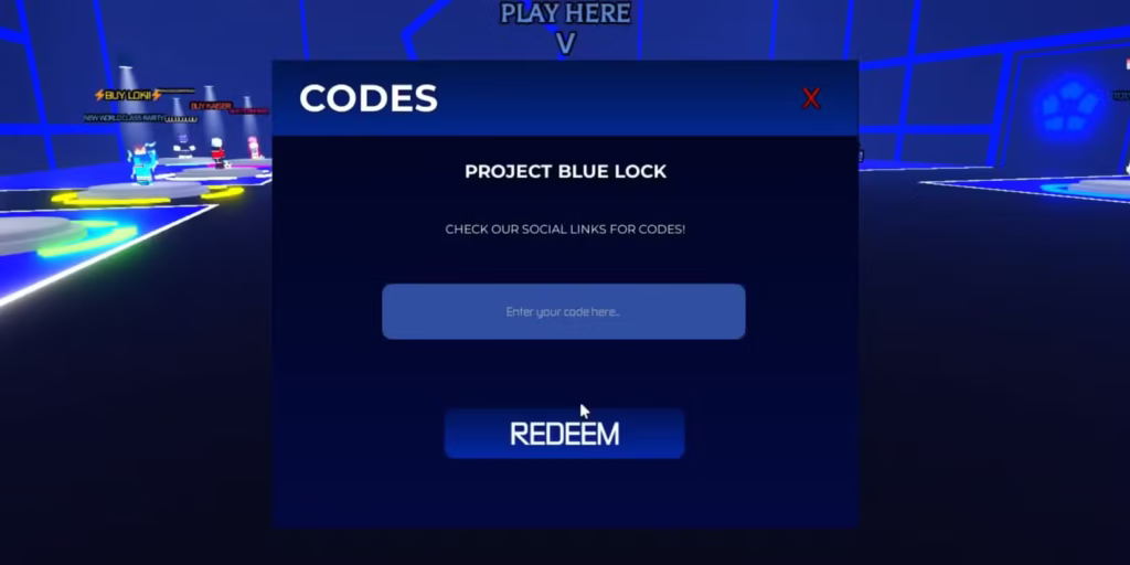 gamen.pro project blue lock codes 3