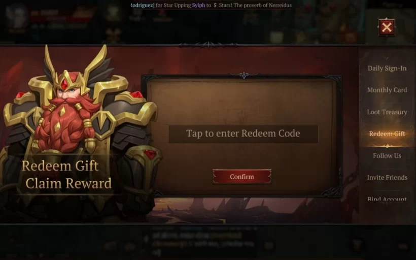 The Dragon Odyssey - Mã code tháng 6/2025 nhận ngay trứng Sprite và tài nguyên 1 gamen.pro the dragon odyssey code redemption window jpg 820