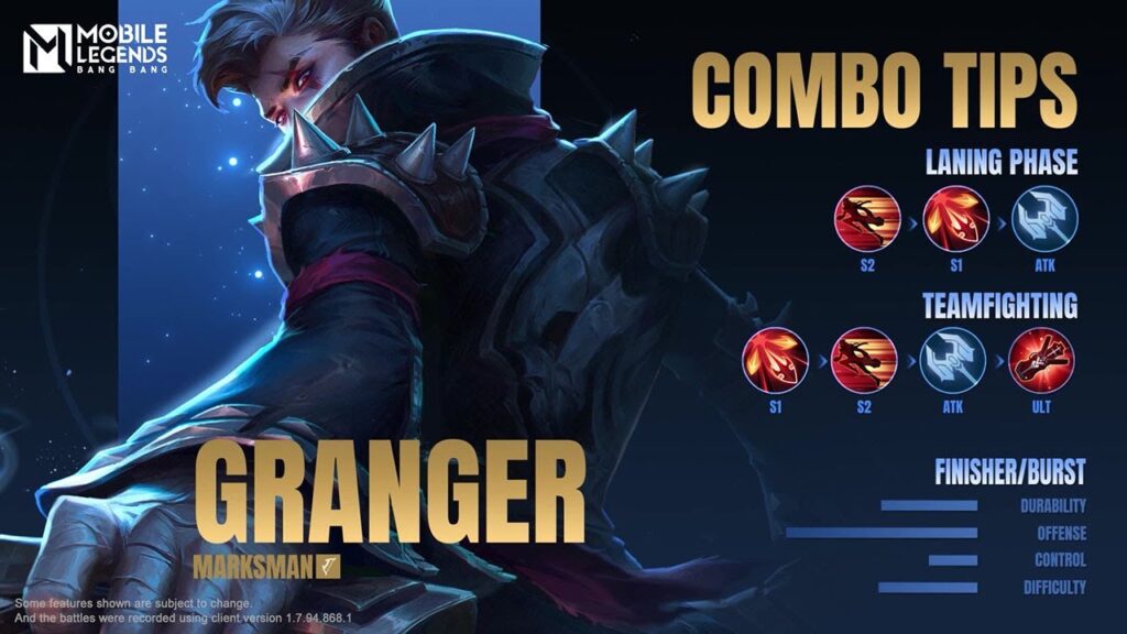 Mobile Legends: 5 tướng dễ chơi dễ leo rank 3 gamen.pro mobile legends bang bang Granger