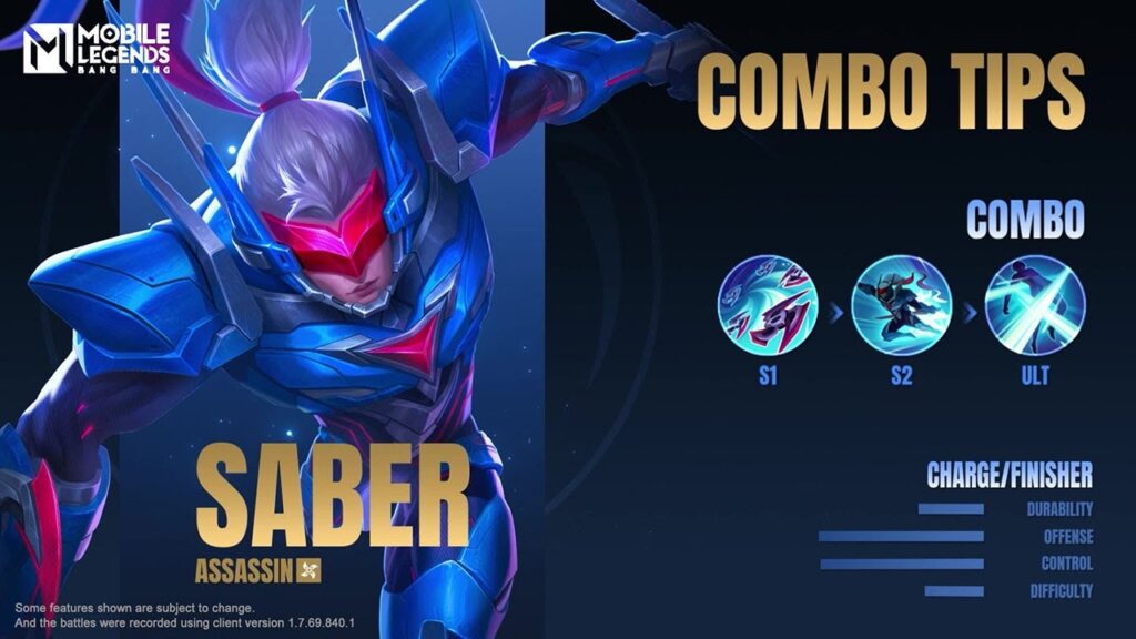 Mobile Legends: 5 tướng dễ chơi dễ leo rank 4 gamen.pro mobile legends bang bang Saber