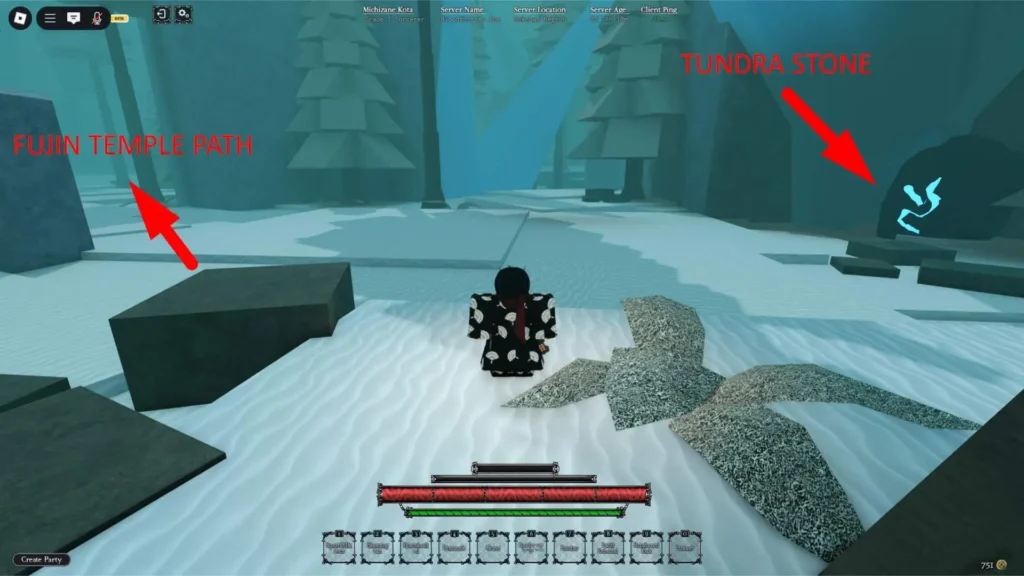 Heian: Toàn tập vị trí và yêu cầu để sở hữu mọi Chú thuật (Cursed Technique) 5 heian cursed technique location fujin temple path gamen.pro