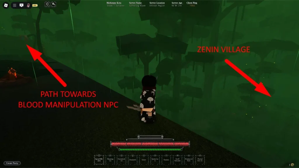 Heian: Toàn tập vị trí và yêu cầu để sở hữu mọi Chú thuật (Cursed Technique) 11 heian cursed technique teacher location blood manipulation gamen.pro