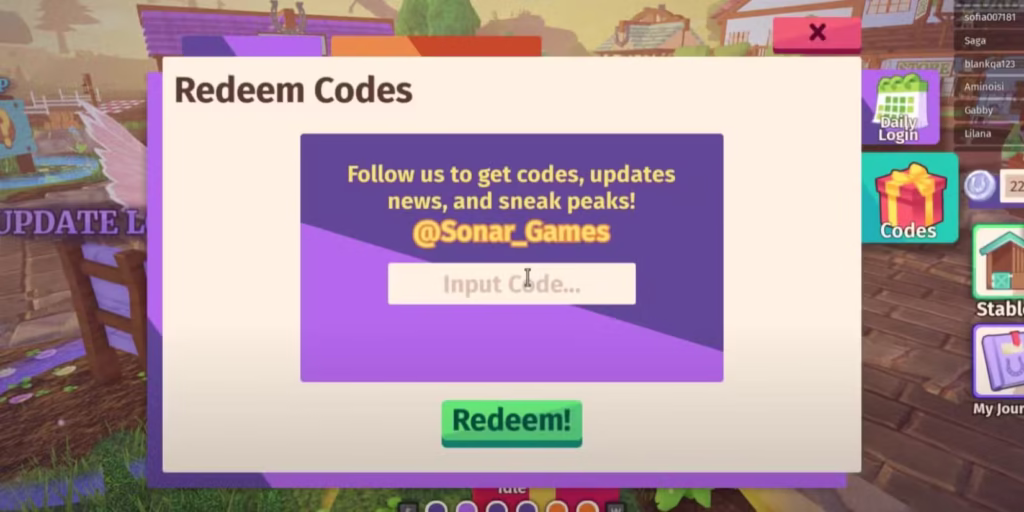 Horse Life - Mã code tháng 6/2025 1 horse life codes 3 gamen.pro
