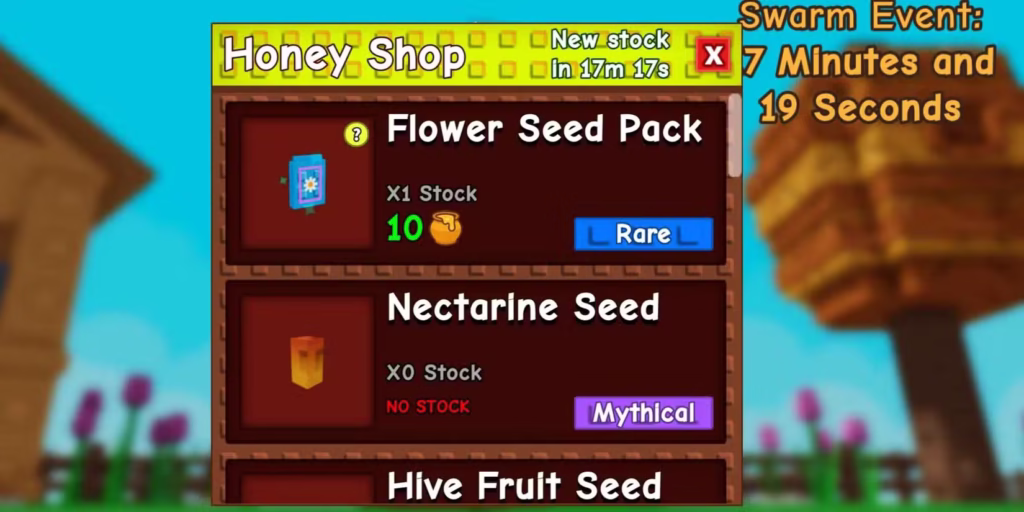 nectarine seed in shop in grow a garden gamen.pro
