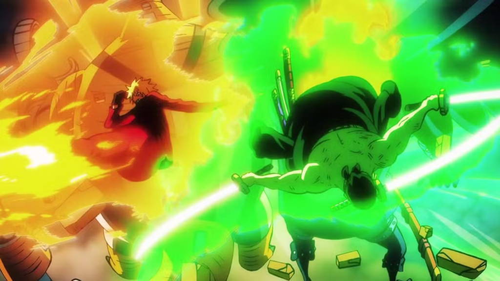 one piece zoro sanji vs king queen gamen.pro