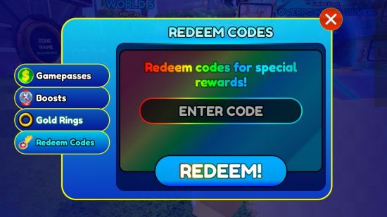 redeem sonic speed simulator codes menu 550x309 gamen.pro