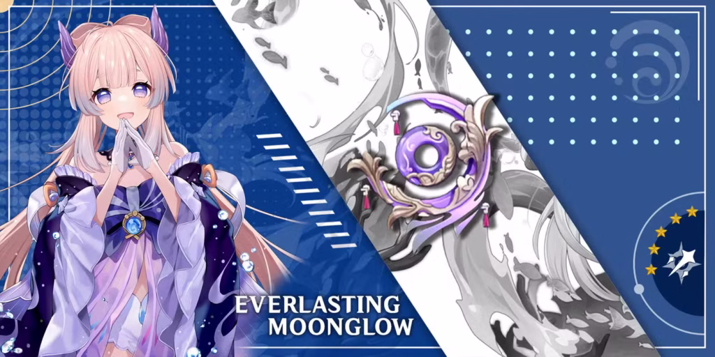 sangonomiya kokomi using everlasting moonglow in genshin impact gamen.pro