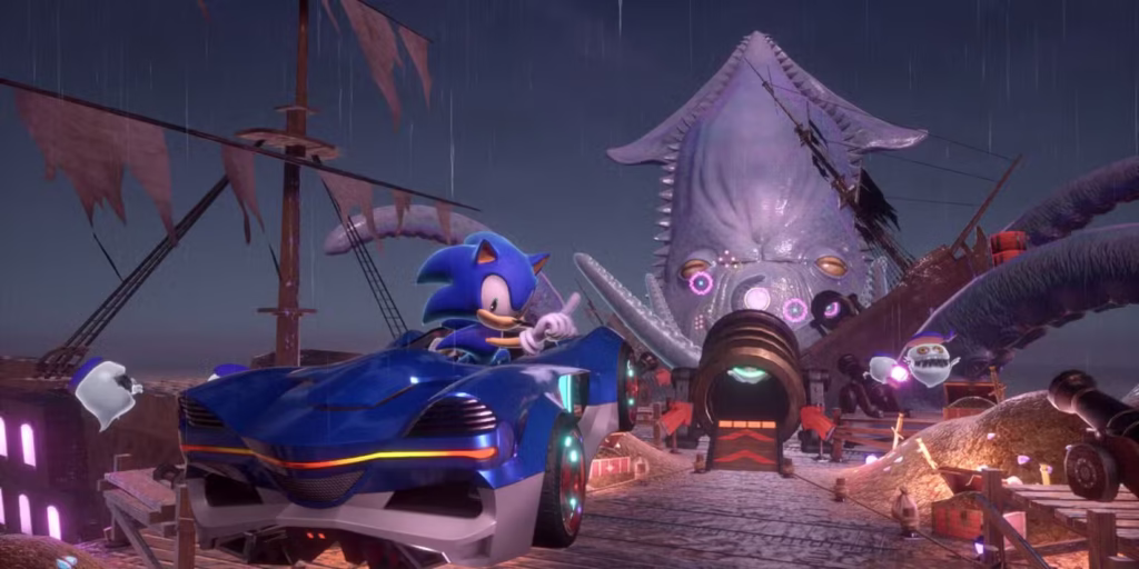 Sonic Racing: Crossworlds - Đối thủ xứng tầm "soán ngôi" Mario Kart World 3 sonicracingcrossworldsshadowpose gamen.pro 2