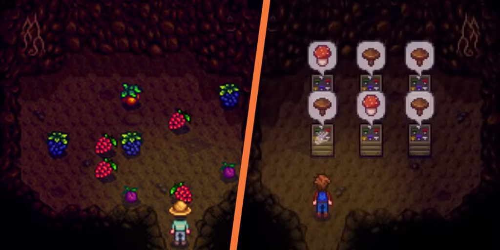 stardew valley mushroom fruit cave gamen.pro