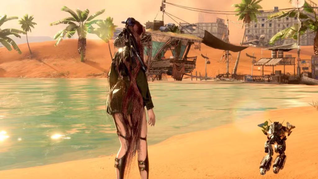 stellar blade the oasis near clyde s fishing hut gamen.pro