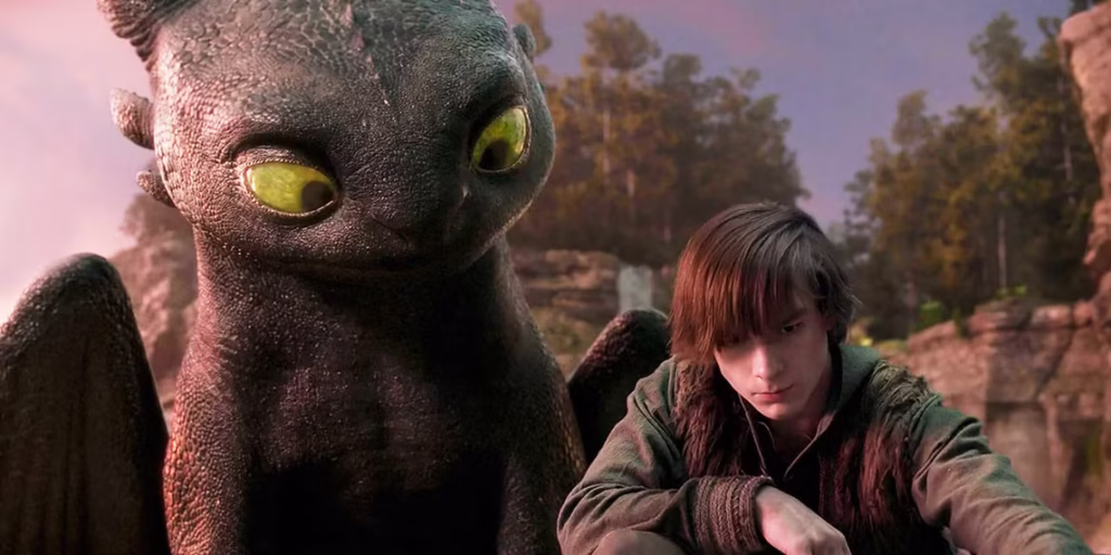 toothless and hiccup in the live action how to train your dragon
