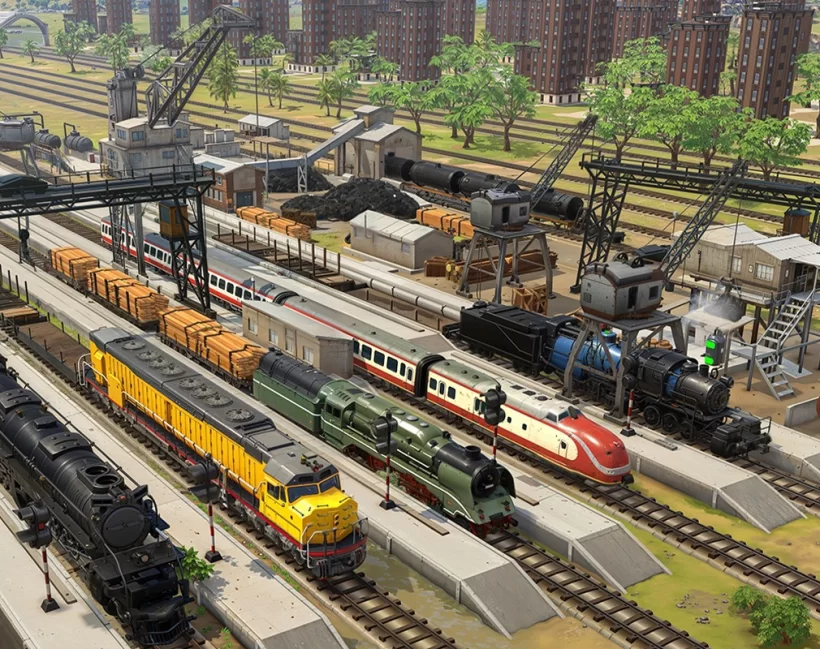 Xây dựng đế chế đường sắt trong TrainStation 3: Journey of Steel 1 trainstation3 trainyard screenshot jpg 820 gamen.pro