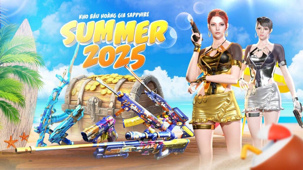 Nhập tiệc hè náo nhiệt với Kho Báu Hoàng Gia Sapphire Beach Party 1 CF Sapphire Beach Party 10072025 6