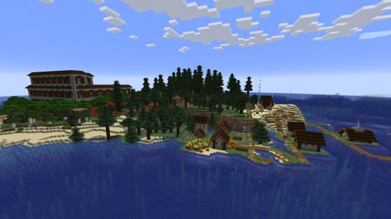 Khám phá bộ sưu tập seed đỉnh cao ở Minecraft 1.21.7 1 gamen.pro Island seed 550x309 1