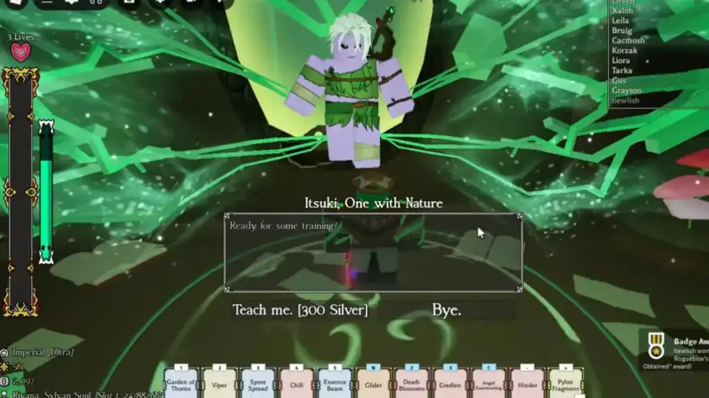 Rogueblox: Vị trí tất cả các Huấn luyện viên Siêu Cấp (Ultra Class Trainer) 6 gamen.pro Itsuki One with Nature