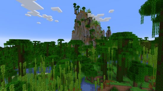 Khám phá bộ sưu tập seed đỉnh cao ở Minecraft 1.21.7 2 gamen.pro Jungle seed 550x309 1