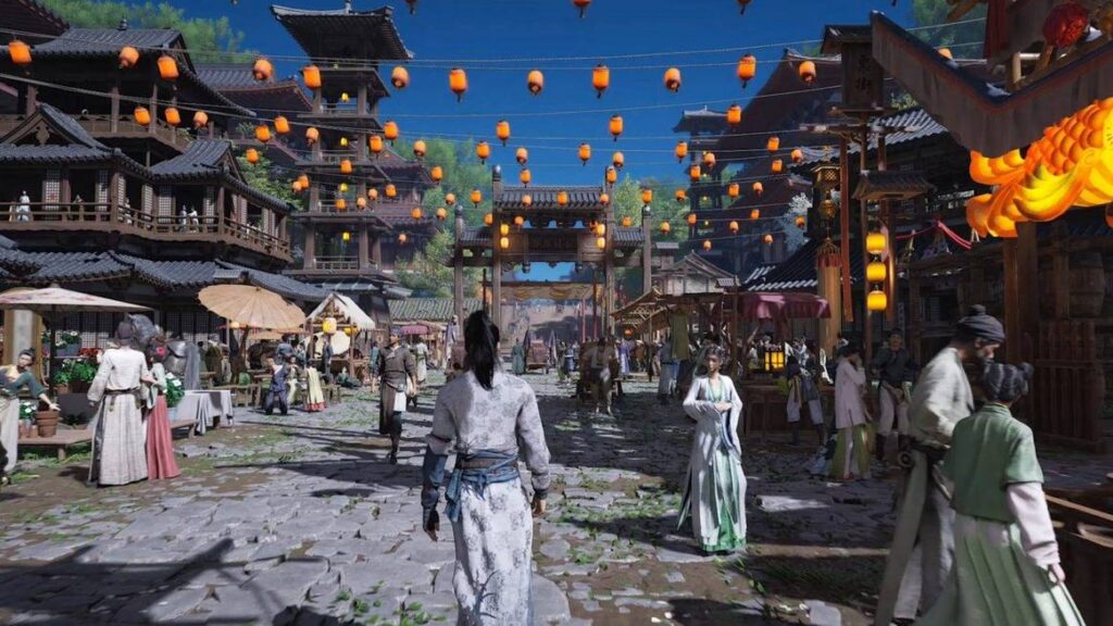 Where Winds Meet - Khi võ hiệp Trung Hoa bước vào thế giới mở thế hệ mới 3 gamen.pro Lively City 1456x819 1