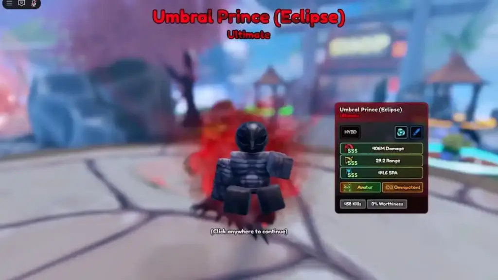 gamen.pro Umbral Prince Eclipse in Anime Last Stand