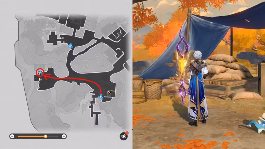 gamen.pro aedes elysiae golden scapegoat puzzle location 1 in honkai star rail