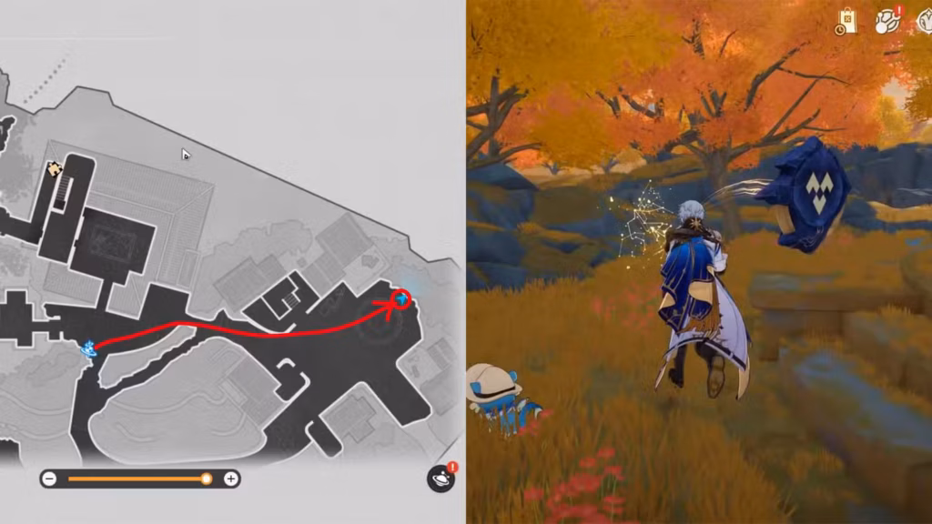 gamen.pro aedes elysiae prophecy tablet puzzle location 1 in honkai star rail