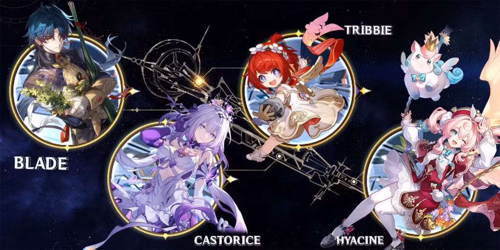 gamen.pro castorice tribbie hyacine and blade team composition in honkai star rail