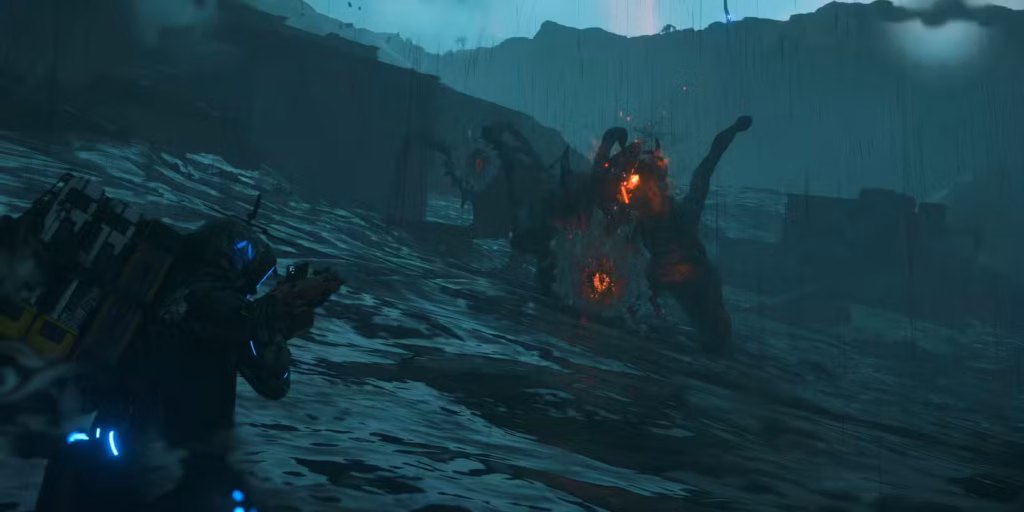 gamen.pro fighting bestia bts in death stranding 2 on the beach 1