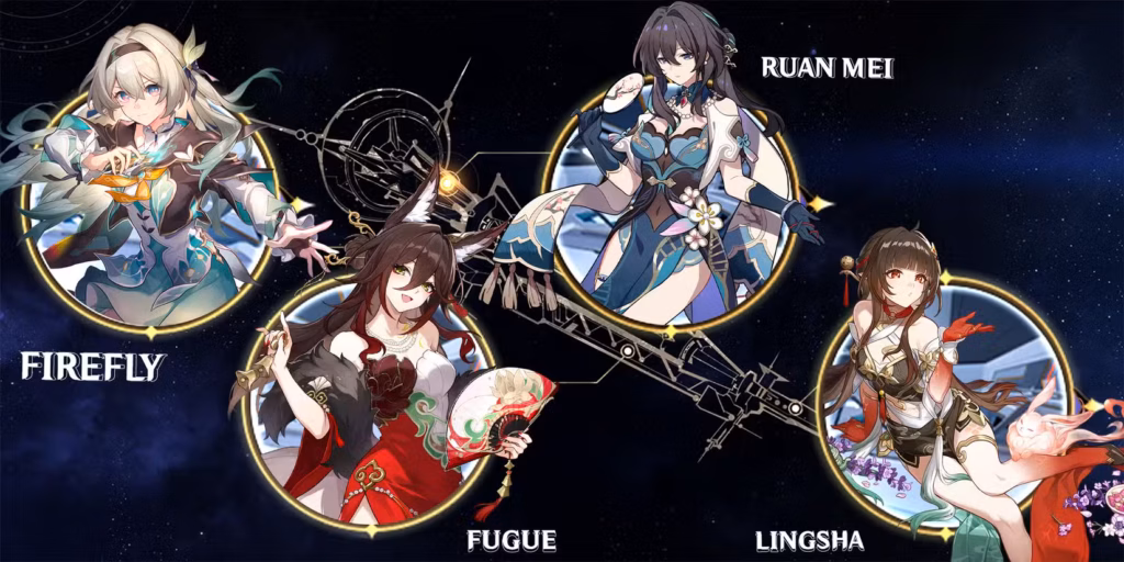 gamen.pro fugue ruan mei lingsha and firefly team composition in honkai star rail