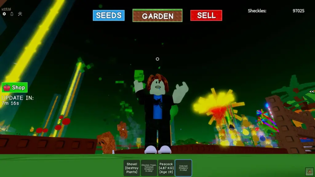 Hướng dẫn săn Infected Mutation và sự kiện Zombie Invasion trong Grow a Garden 2 gamen.pro grow a garden infected mutation zombie invasion weather 01