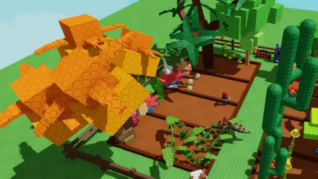 Scarlet Macaw: Thú cưng quý hiếm trong Grow a Garden 2 gamen.pro grow a garden overhead view of garden plot