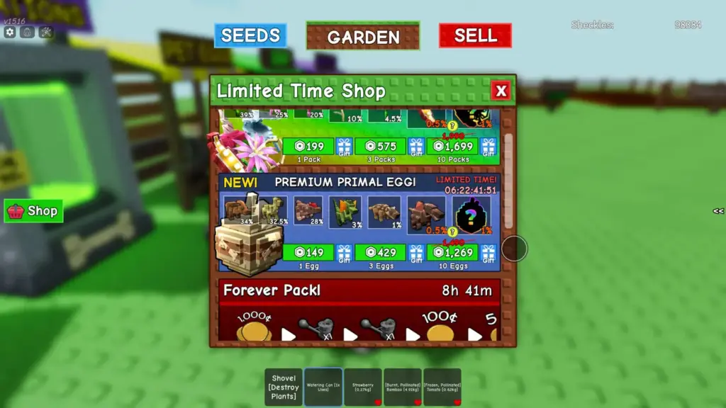 Grow a Garden: Chi tiết bản cập nhật Đột biến Thú cưng và Mở rộng Prehistoric 3 gamen.pro grow a garden pet mutation update prehistoric expansion 04