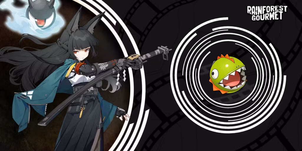 gamen.pro miyabi using rainforest gourmet w engine in zenless zone zero