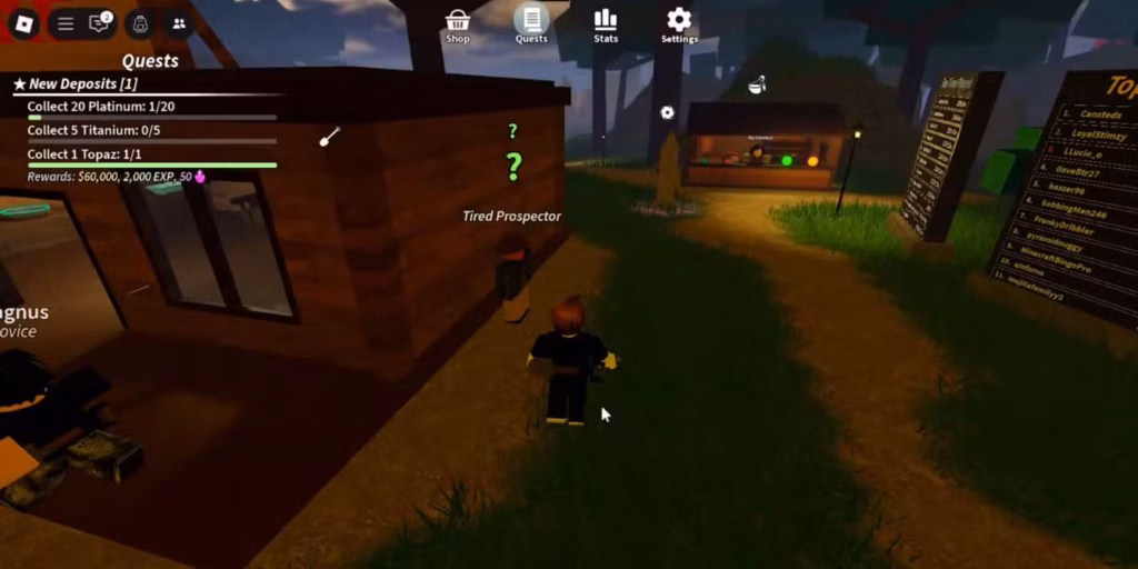 gamen.pro prospecting quests 2