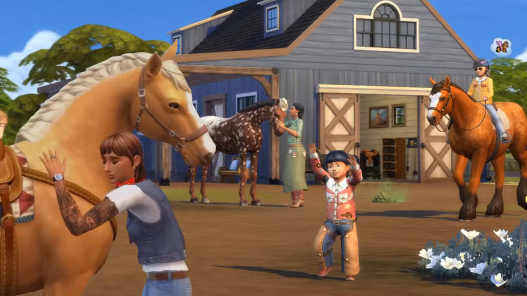 gamen.pro the sims 4 horse ranch how to raise horses