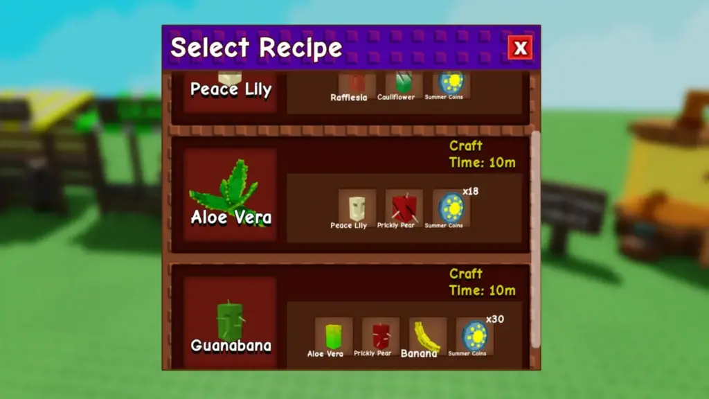 grow a garden aloe vera crafting menu gamen.pro