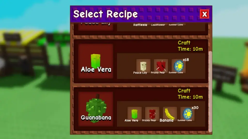 grow a garden guanabana crafting menu gamen.pro