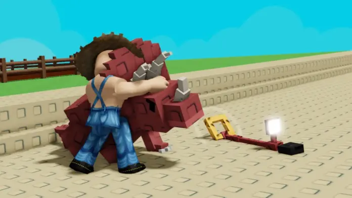 grow a garden sam hugging triceratops gamen.pro